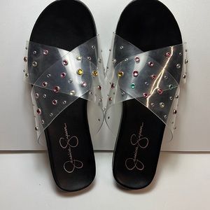 Jeweled flats by Jessica Simpson